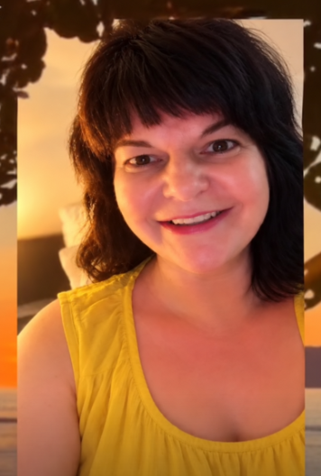 Meet Lea | Founder of Lea's Getaways Lea, founder of Lea's Getaways, smiling in a yellow top. Independent UK travel agent specialising in personalised family holidays.